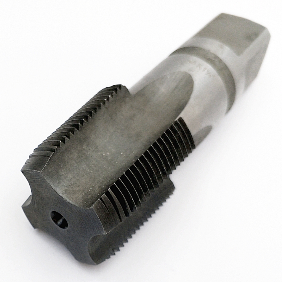 Метчик 2680-0012 конический дюймовый K 1 1/4" Р6М5 60° (11,5ниток/дюйм) ГОСТ 6227-80
