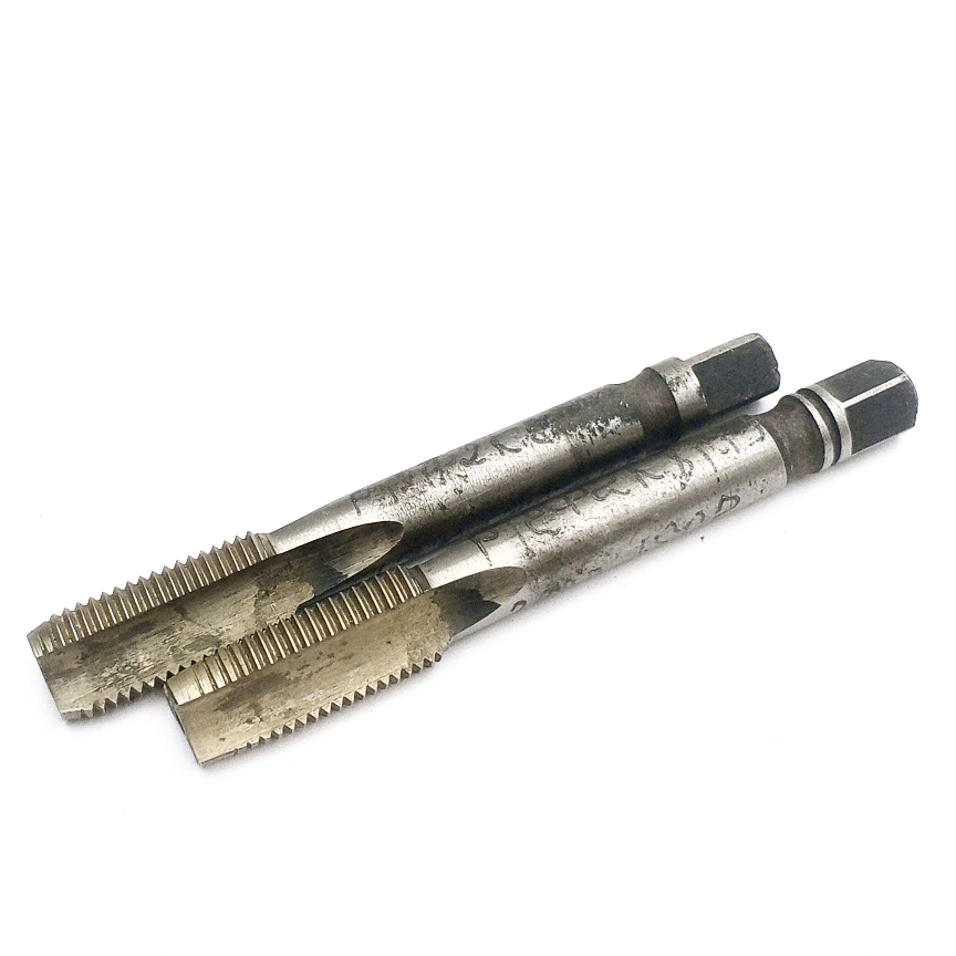 Метчик М12х1,25 м/р, к-т из 2-х шт, левый, Р12Ф2К8М3