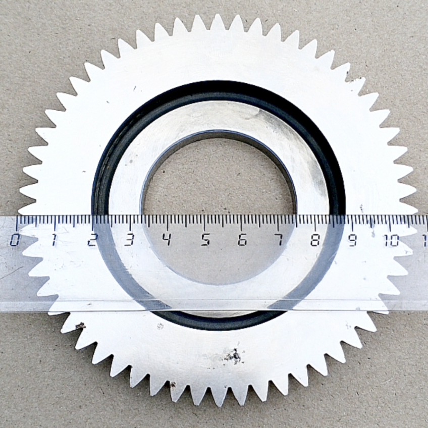 Долбяк дисковый прямозубый 2530-0202 м1,75 20° Z=58 кл-В Р18 (делительный диаметр 100мм) ГОСТ9223-79