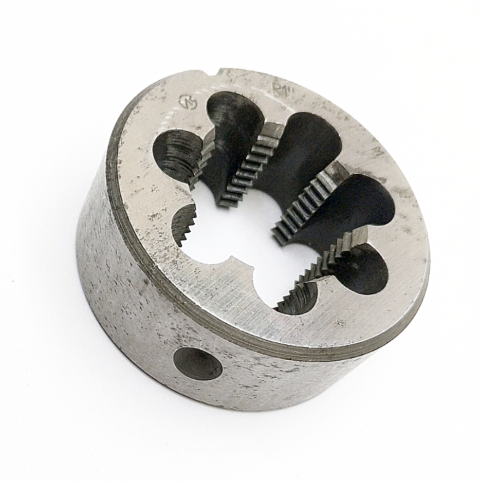 Плашка 2684-0016 Трубная коническая R 1" 9ХС 55° (11 ниток/дюйм; D-65мм; L-25мм) ГОСТ 6228-80