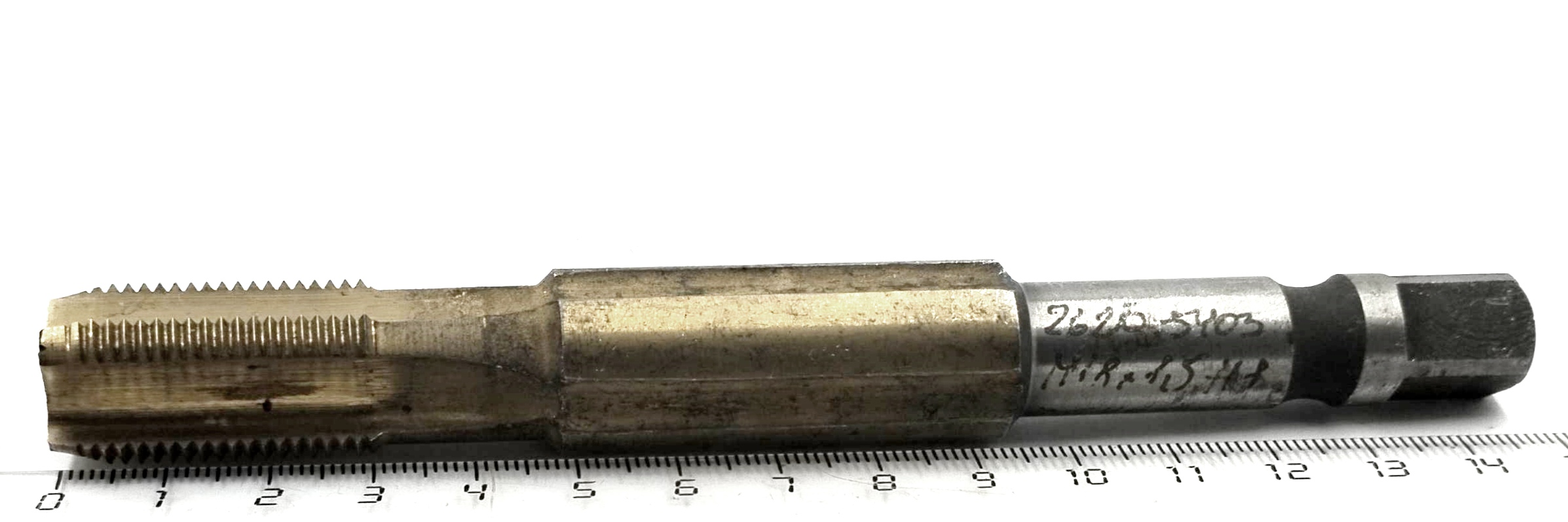 Метчик М18х1,5 м/р Р6М5Ф3 с напр. глухой