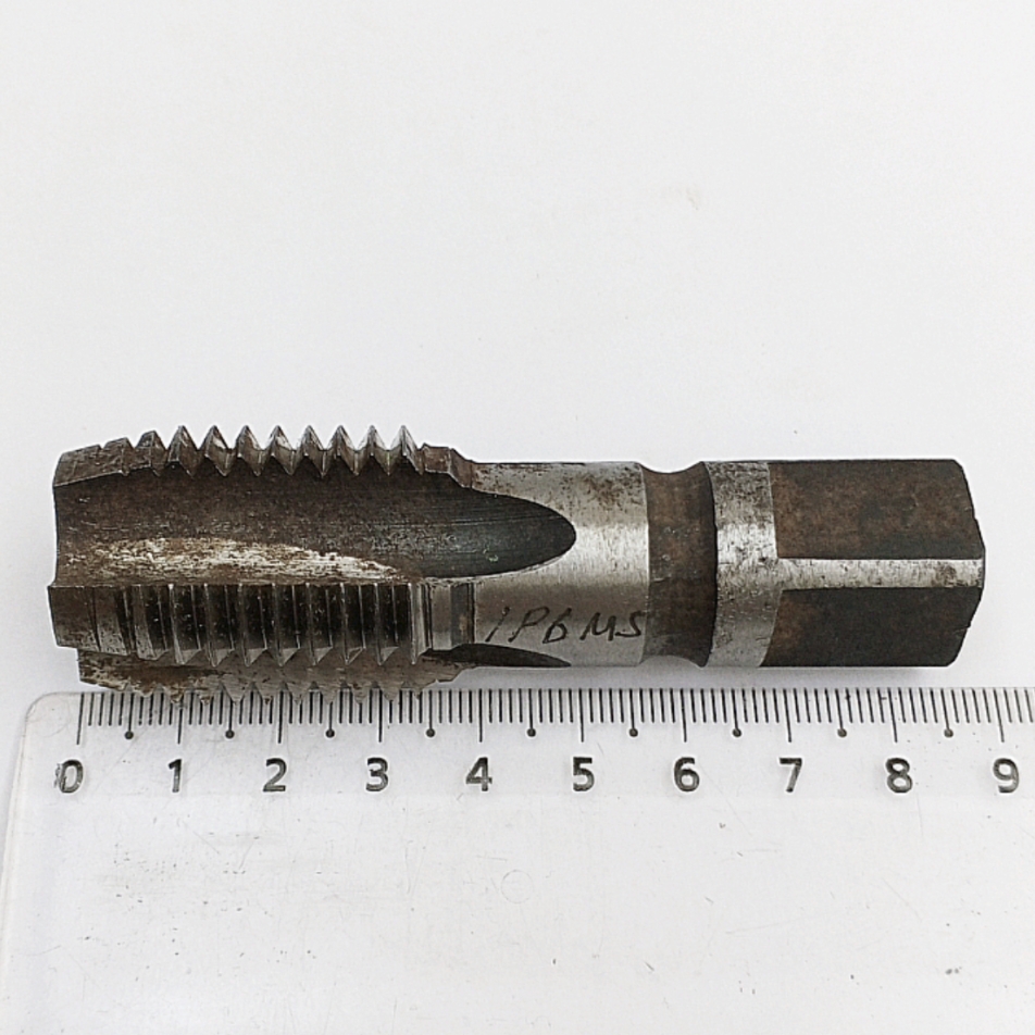 Метчик М27х3 м/р Р6М5 L-85мм (слесарный, чистовой, №2) для сквозных отверстий ГОСТ 24705-81