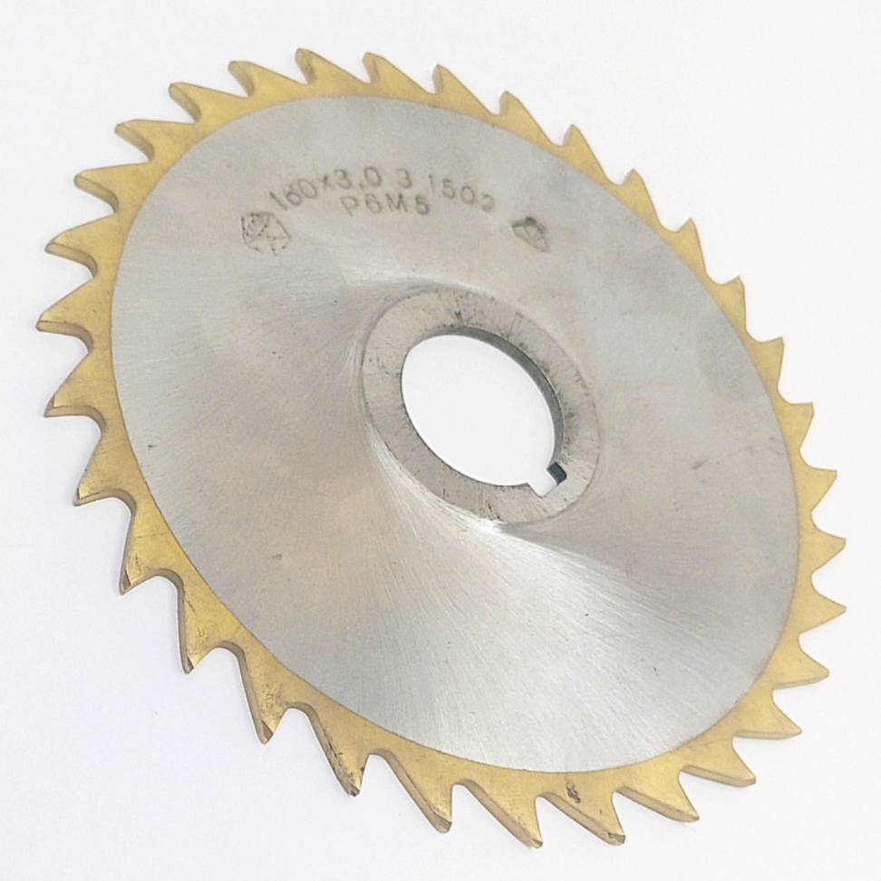Фреза дисковая 2254-1502 отрезная 160х3,0х32 z-32Р6М5TiNГОСТ 2679-93 (Тип-3,со ступицей,Ш/П)