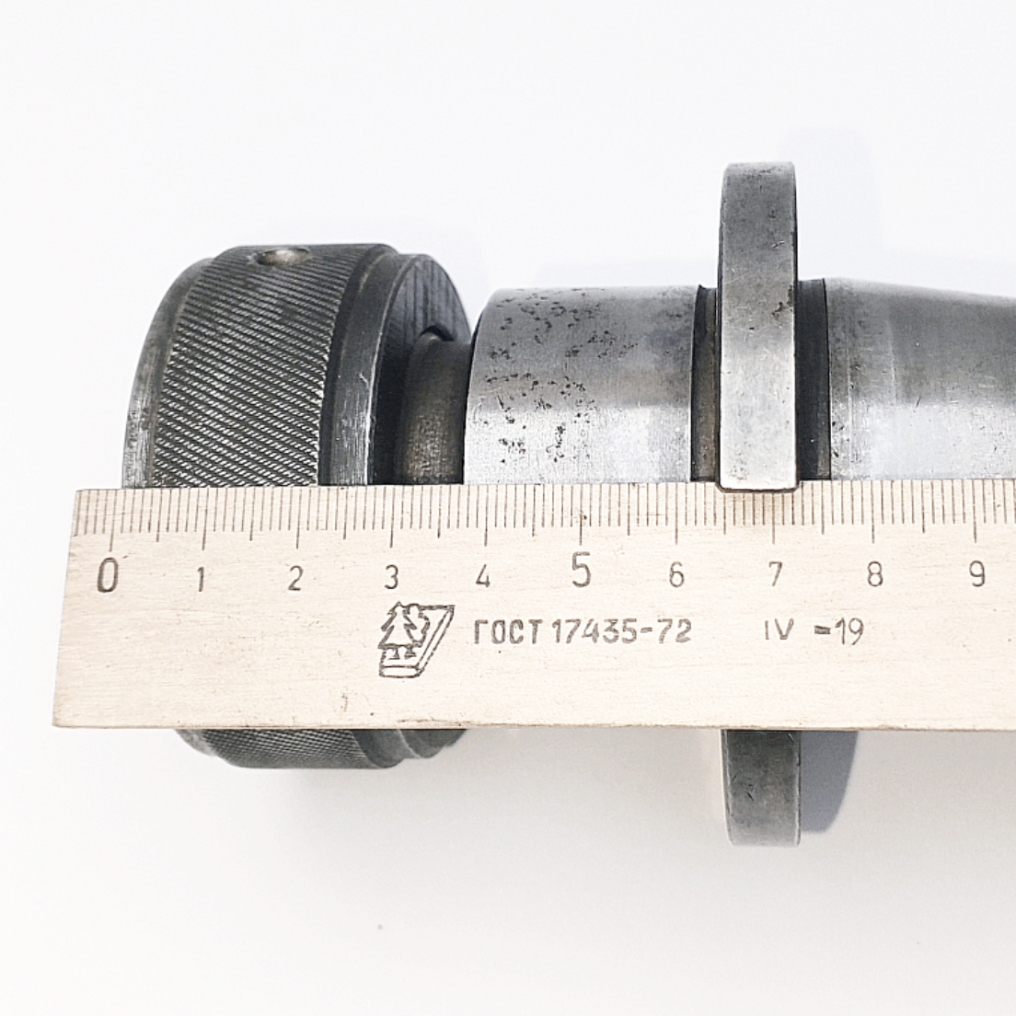 Оправка ИСО45/ISO45 патрон цанговый (НАБОР: оправка и 3 цанги) (2Д450722)