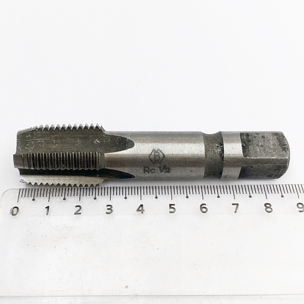 Метчик 2680-0019 конический трубный Rc 1/2"-14 Р6М5 55° (машинно-ручной) ГОСТ 6227-80
