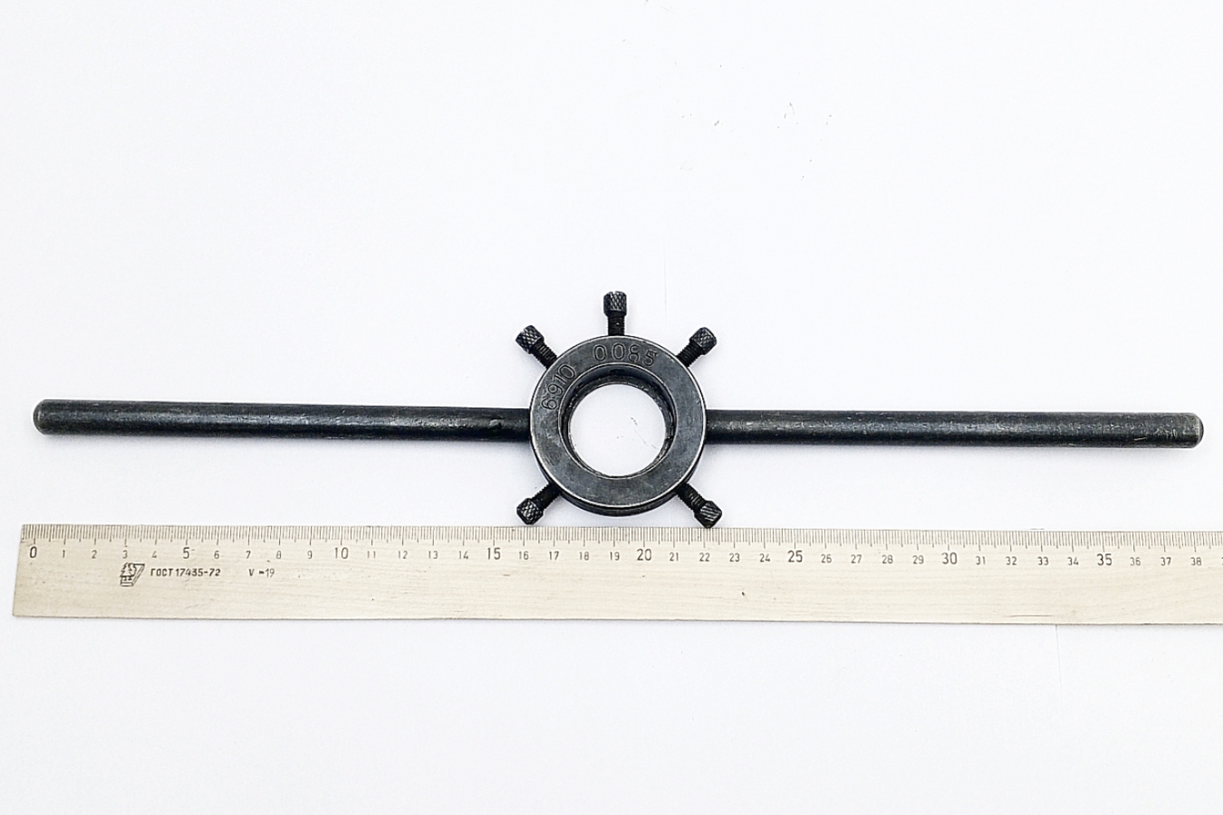 Плашкодержатель разборный посадка d38х14мм L385мм ( 6910-0085)