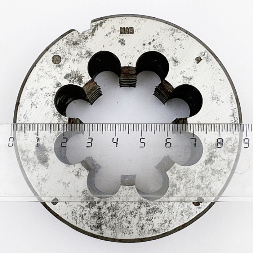 Плашка М45х4мм (d90мм, h36мм) ГОСТ 9740-71