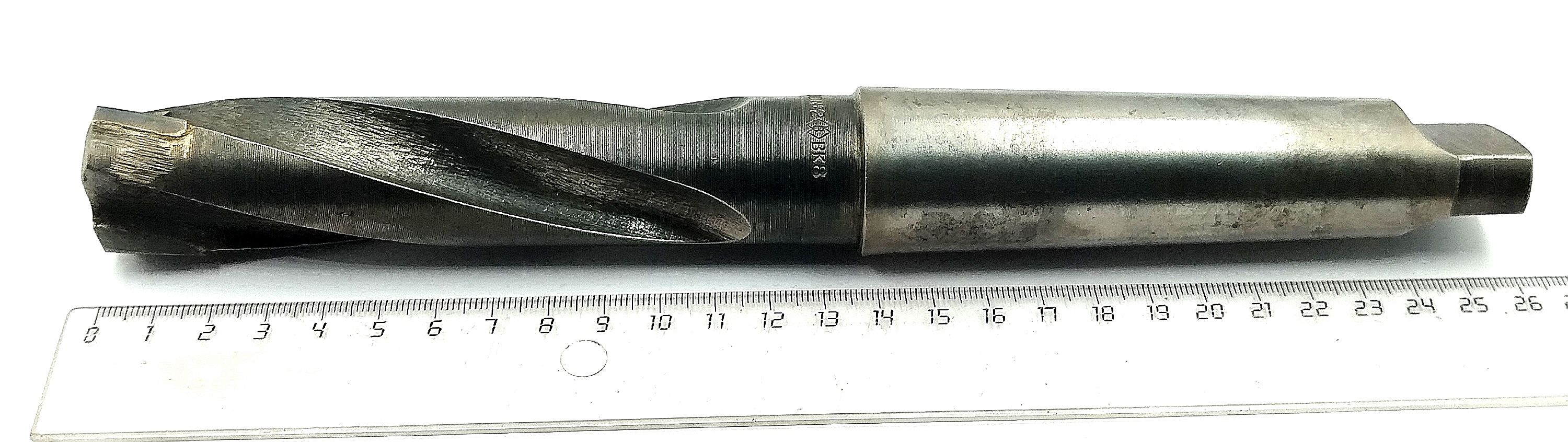 Зенкер цельный d 30 №2 с напайными пластинами ВК8 к/х КМ4 Z=3