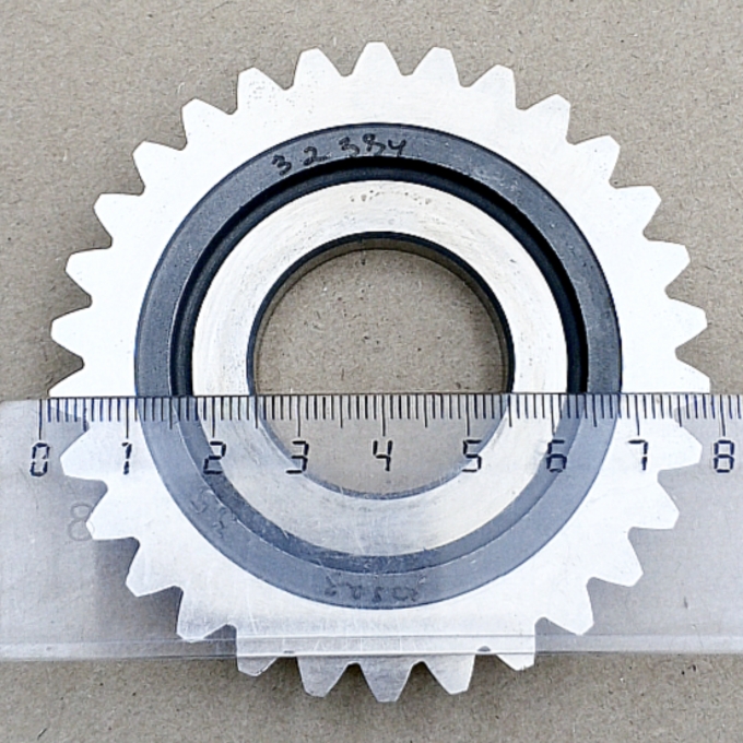 Долбяк дисковый прямозубый 2540-0008 м2,5 30° Z=30 кл-А Р6АМ5 (делительный диаметр 75мм) ГОСТ 6762-79