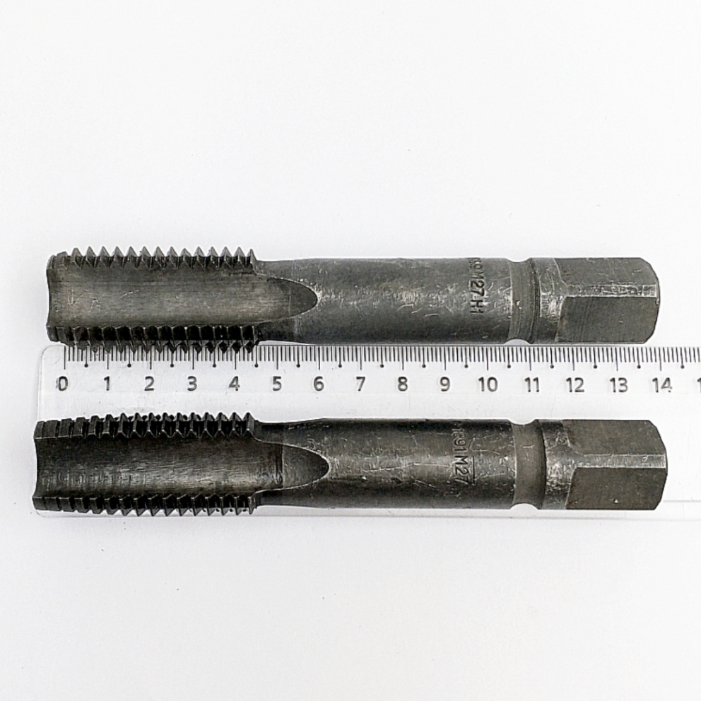 Метчик 2620-1889 (2620-1891) М27х3 м/р Р6М5 VAP (комплект 2шт) ГОСТ 3266-81