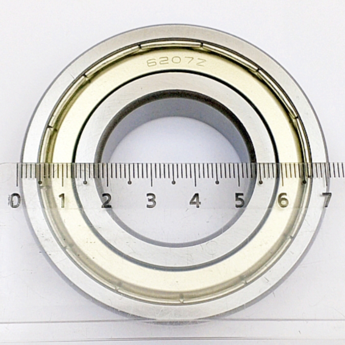 Подшипник 6207Z (6-60207) шариковый радиальный однорядный ГОСТ 7242-81