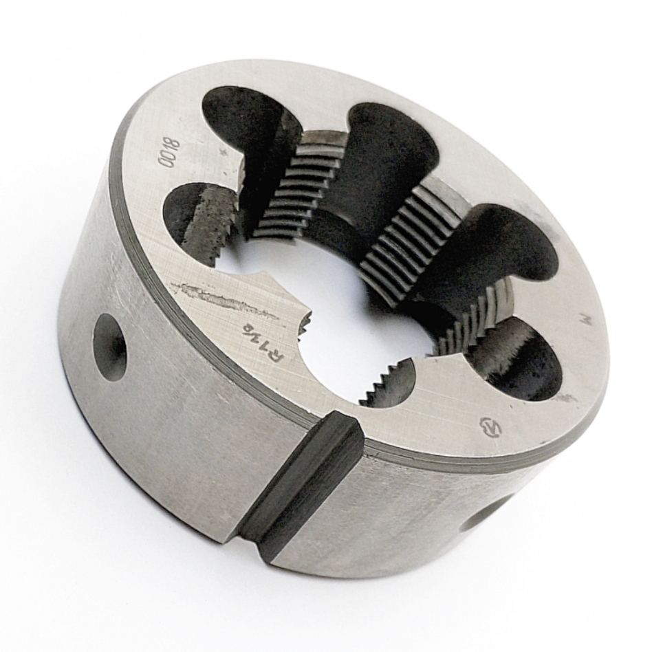 Плашка 2684-0018 Трубная коническая R 1 1/2" 9ХС 55° кл.В (11 ниток/дюйм; D-90мм; L-36мм) ГОСТ 6228-80
