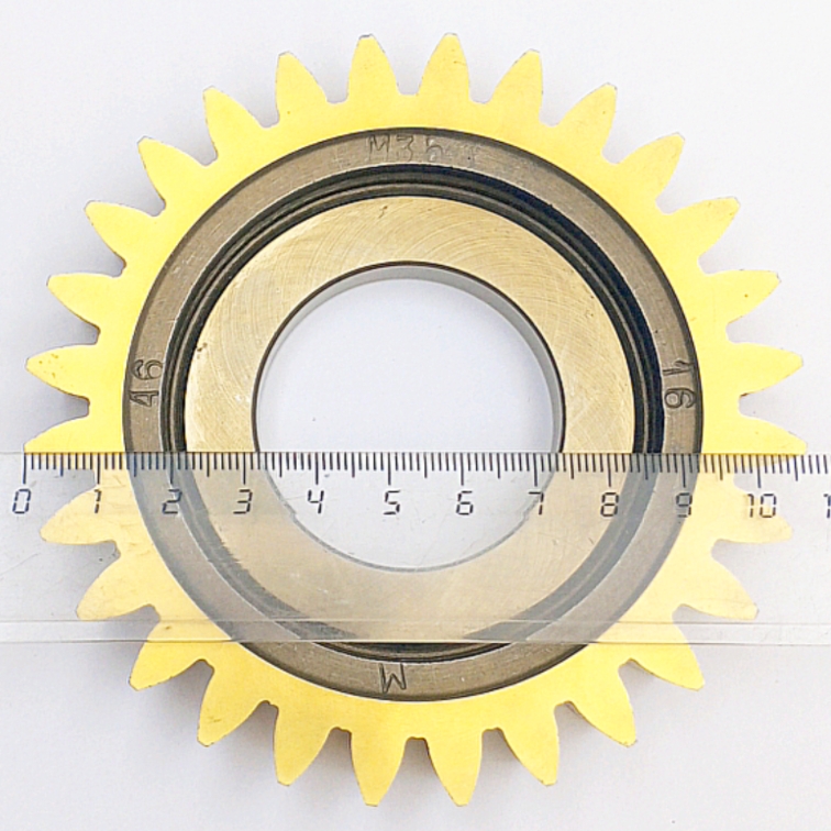 Долбяк дисковый прямозубый 2530-0217 м3,5 20° Z=28 кл-А Р6М5 (делительный диаметр 98мм) ГОСТ9323-79