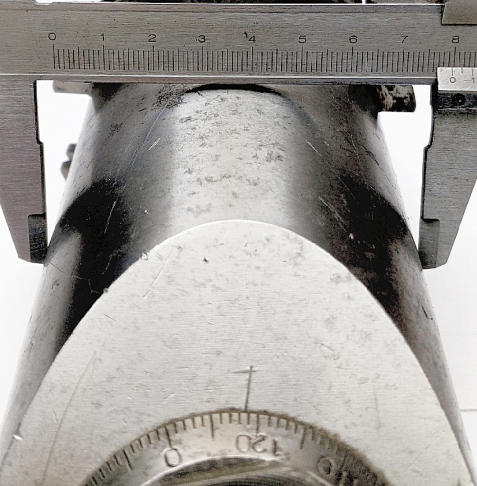 Оправка ИСО50/ISO50 расточная L160мм с микром. подачей (D 80мм, 90-125мм. под резец 16х16мм) (191.421.257 СССР) SK50
