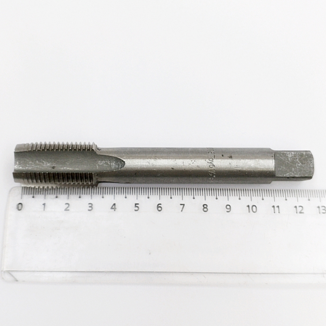 Метчик 2625-0025 трубный цилиндрический G 1/2"-14 55° В1 Р6М5 (ручной, однопроходный) для сквозных отверстий ГОСТ 3266-81