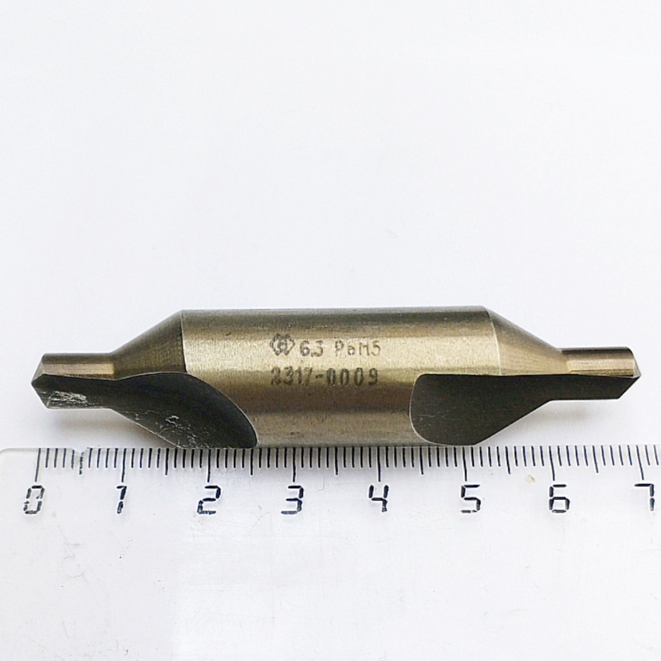 Сверло центровочное 2317-0009 d6,3Х8мм тип-А Р6М5
