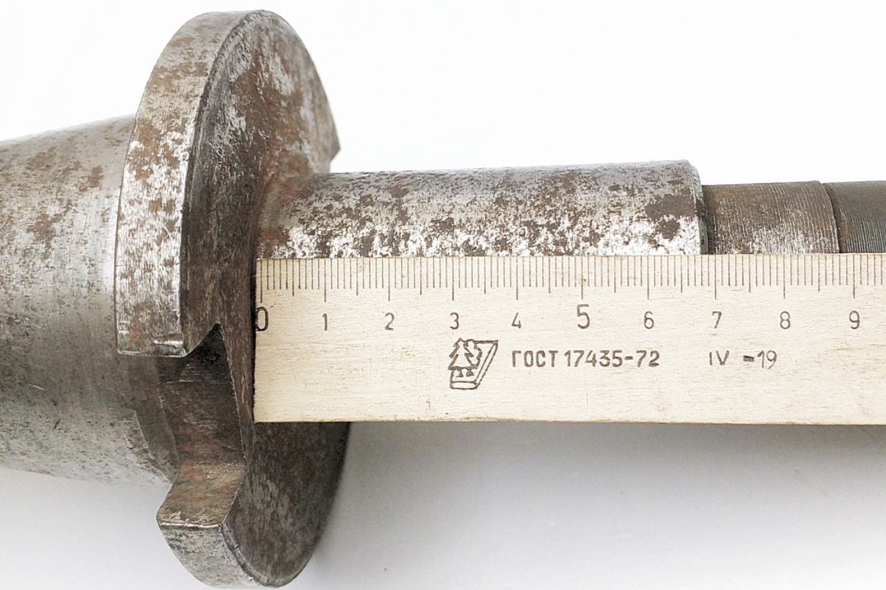 Оправка ИСО50/ISO50 для насадной цилиндрической дисковой, фасонной, прорезной фрезы на горизонтально-фрезерных станках (вылет 210мм, посадка 22х100мм) (КИ-761СБ 6М82)
