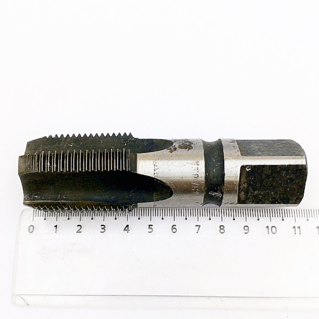 Метчик конический трубный Rc 1" Р6М5 ГОСТ 6227-80