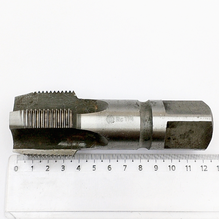 Метчик 2680-0022 конический трубный Rc 1 1/4" Р6М5 ГОСТ 6227-80