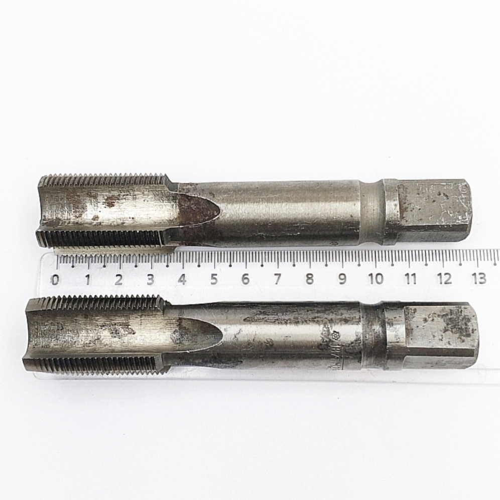 Метчик 2620-1877 (2620-1875) М27х1,5 м/р Р6М5 (комплект 2шт) ГОСТ 3266-81