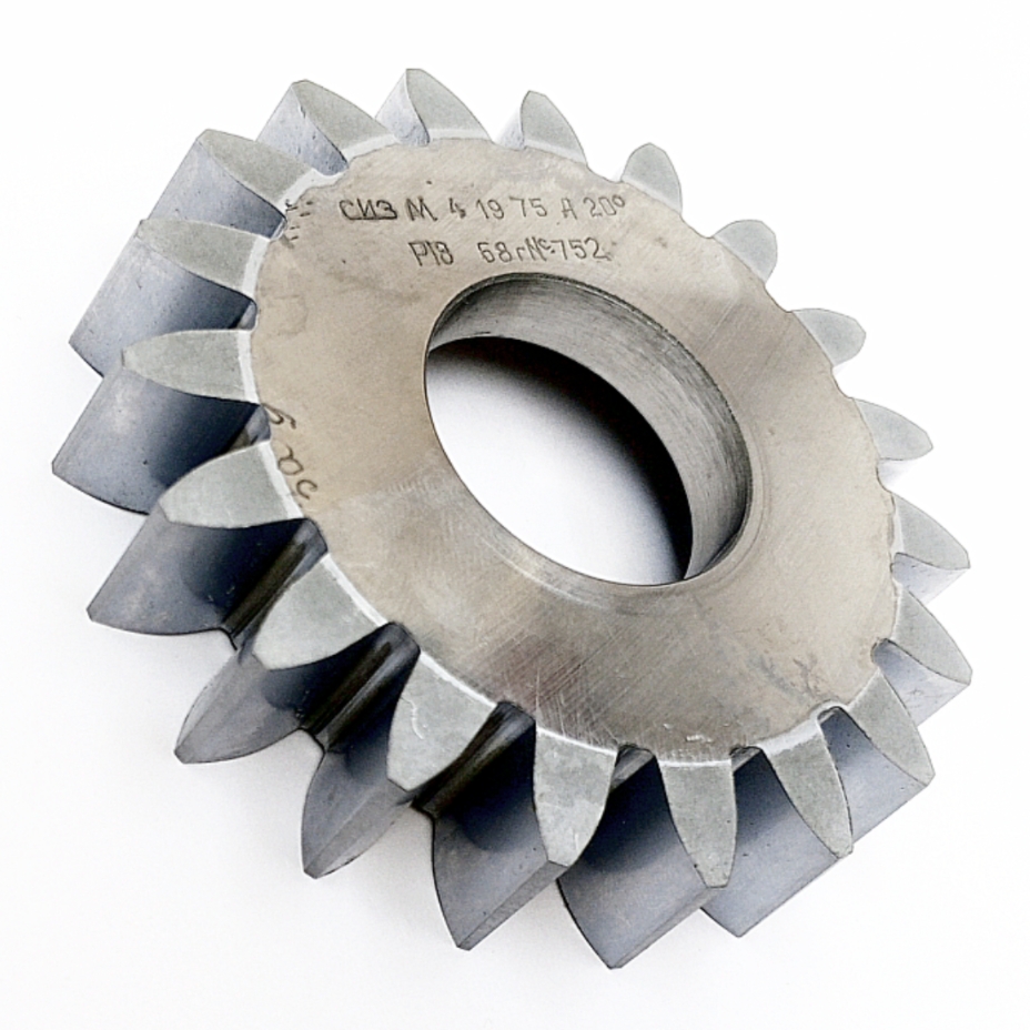 Долбяк 2530-0182 дисковый прямозубый м4,0 20° Кл-А Z=19  Р18 ГОСТ 9323-79