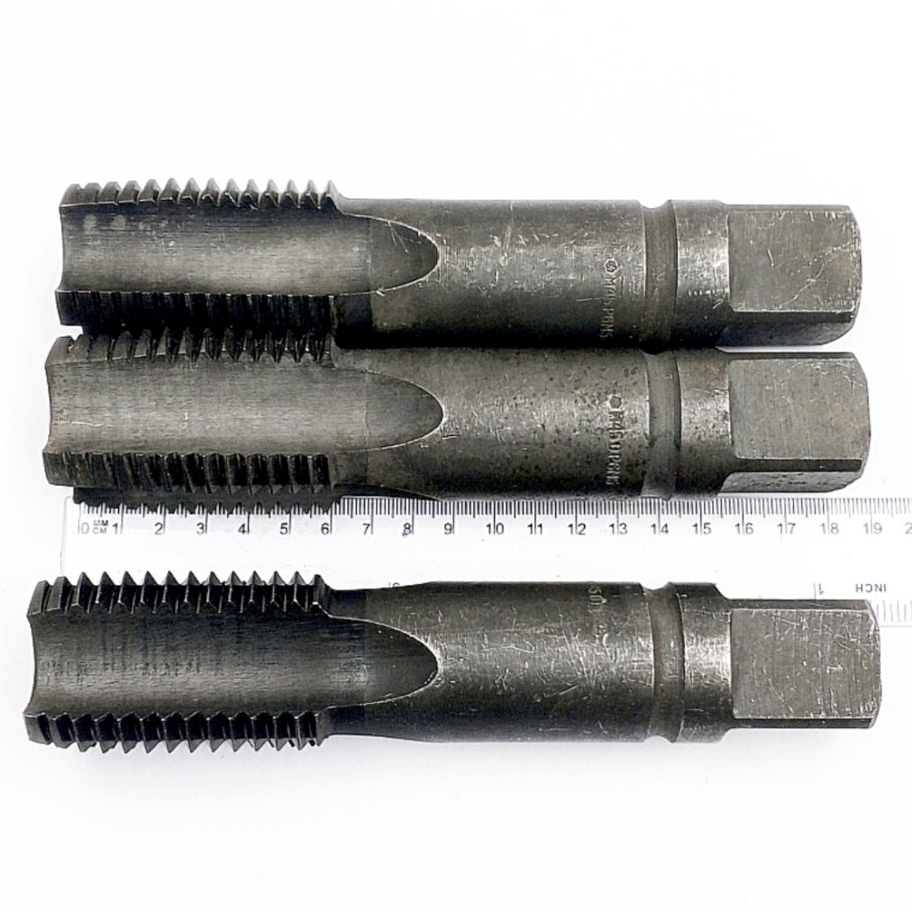Метчик машинно-ручной М45х4,5 Р6М5 VAP (комплект 3шт) ГОСТ 24705-81