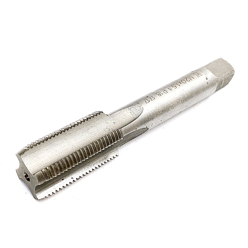 Метчик М20х1,5 Р18, ручной, глухой