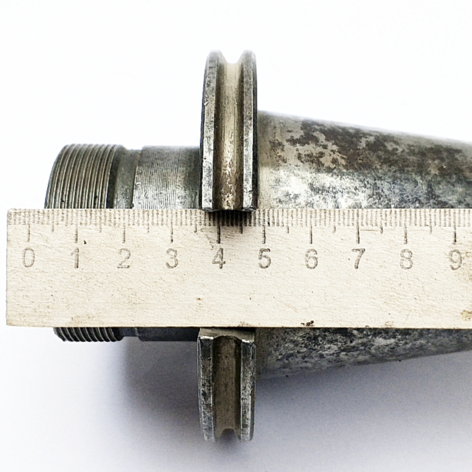 Оправка ИСО50/ISO50 цанговая 191.113.50.Р03Т0 СССР (оправка и 10 цанг)