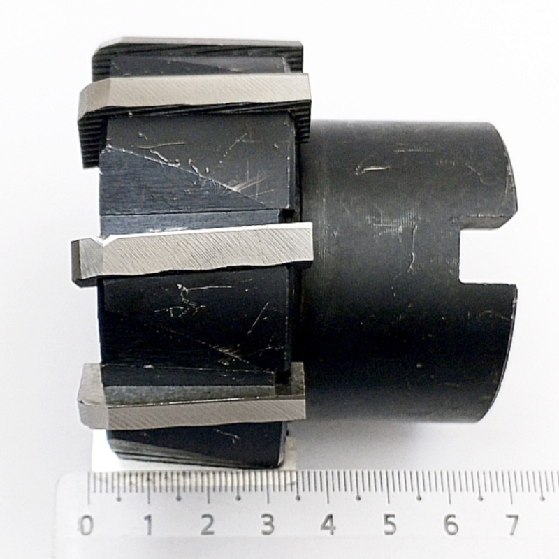 Развертка насадная со вставными ножами d80 №4 Р6М5 (L-70мм, l-35мм, d1-32мм, z-10, ф-15°)