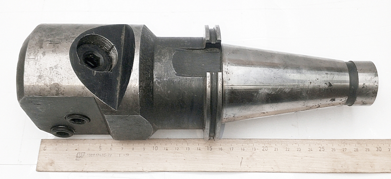 Оправка ИСО50/ISO50 расточная L160мм (D 100мм, 140-180мм. под резец 25х25мм) (191.421.058) SK50