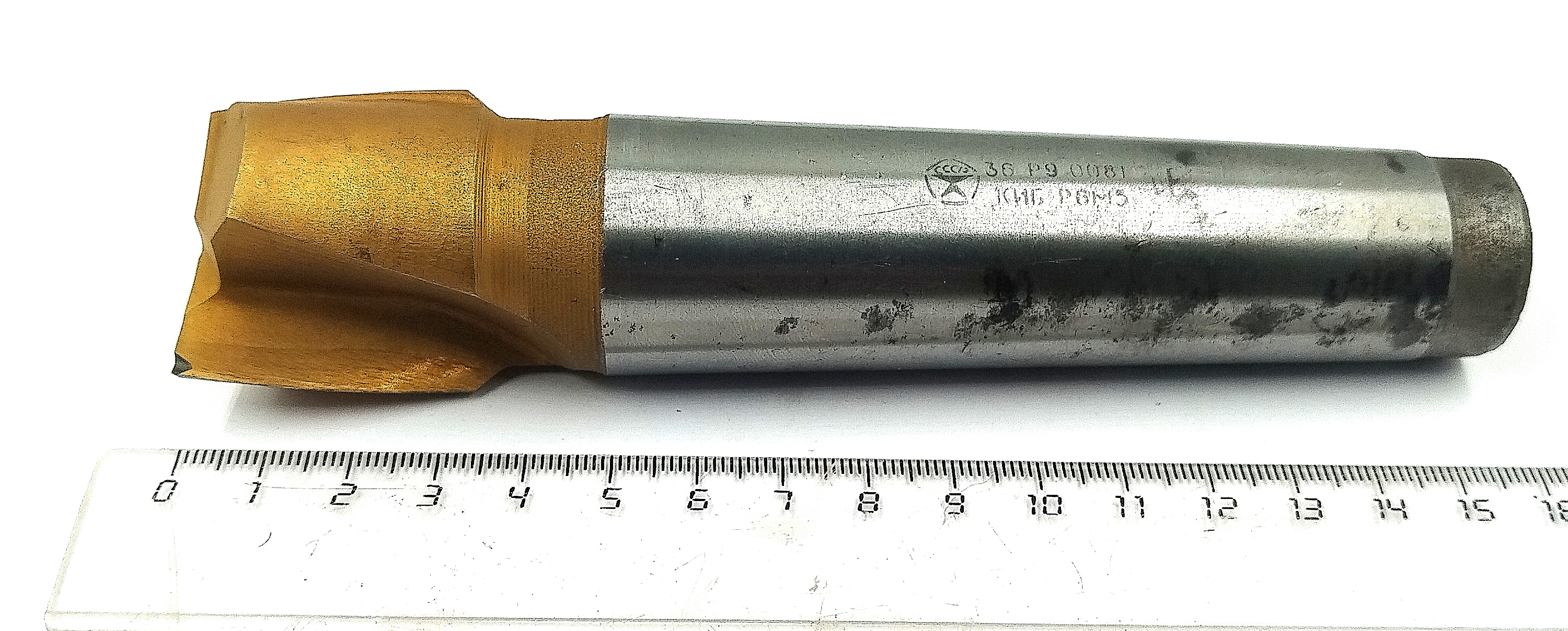 Фреза Концевая шпоночная d 36Х32 Р9 к/х Z=2 КМ4 Р6М5