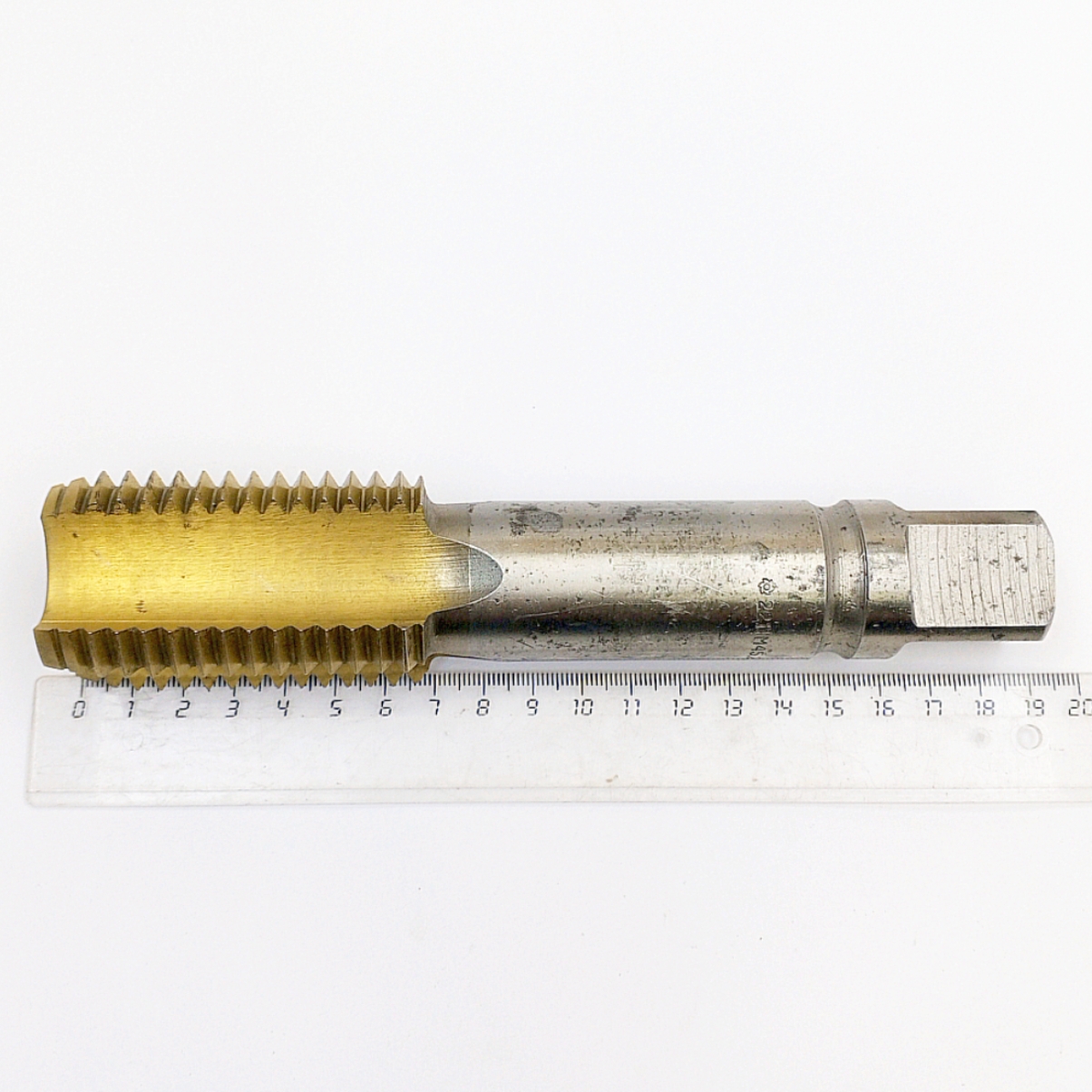 Метчик 2620-2211 машинно-ручной М45х4,5 кл.2 Р6М5 TiN (чистовой, №2) для глухих отверстий ГОСТ 3266-81
