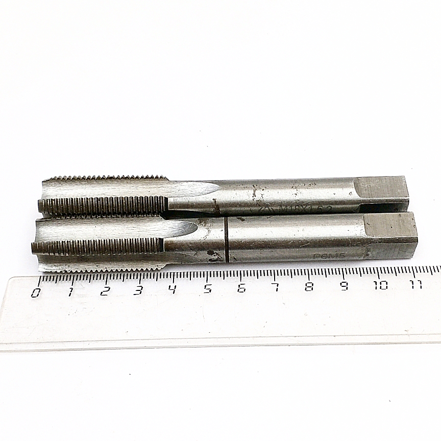 Метчик М18х1,5 Ручной, К-т из 2-х шт