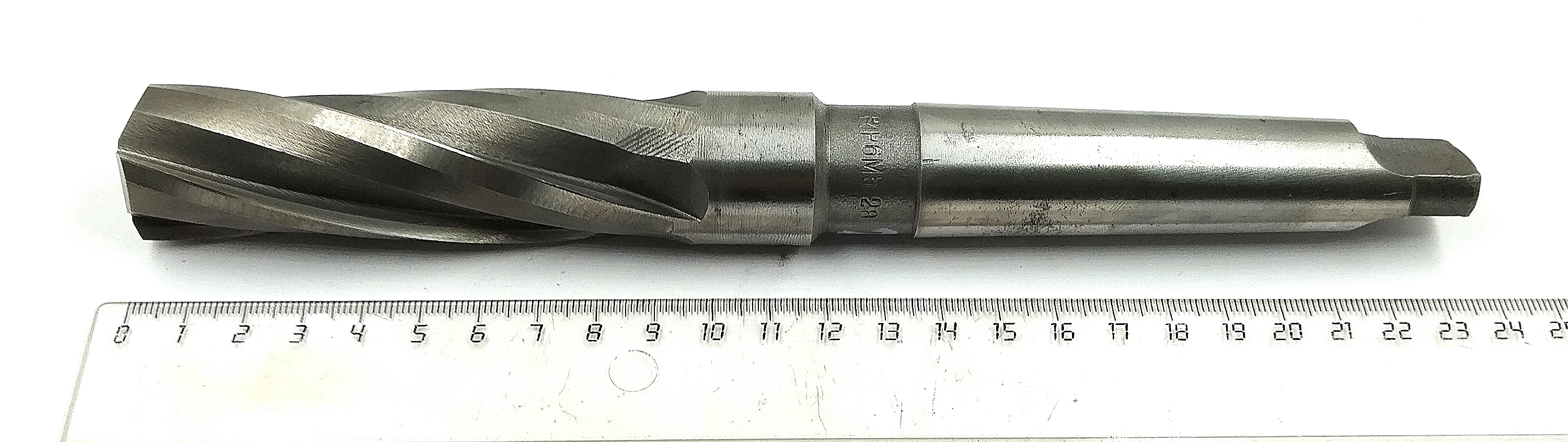 Зенкер цельный d 27,4 к/х КМ3 Z=4 Р6М5