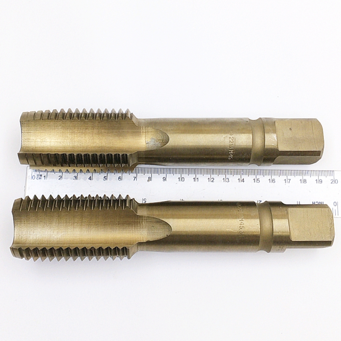Метчик 2620-2211 (2620-2213) машинно-ручной М45х4,5 кл.2 Р6М5 (комплект 2шт) ГОСТ 3266-81
