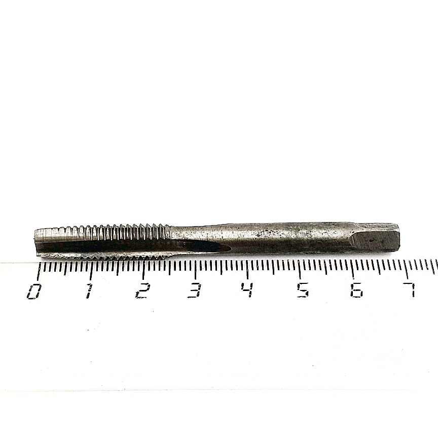  Метчик М8х1,25 ручной, сквозной
