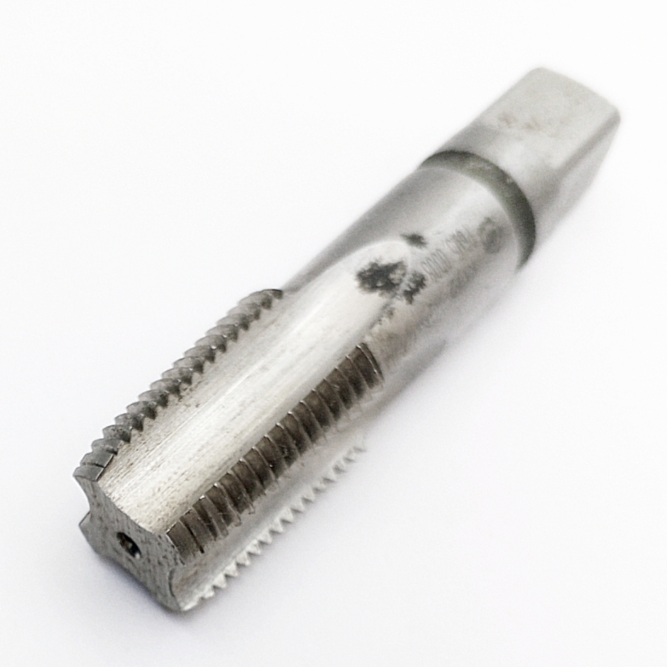 Метчик 2680-0008 конический дюймовый K 1/2"-14 Р6М5 60° (машинно-ручной) ГОСТ 6227-80