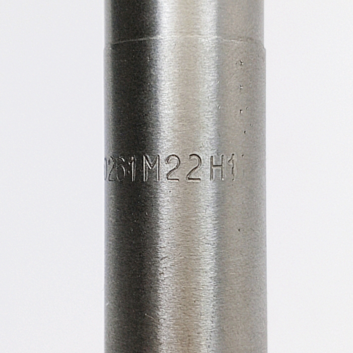 Метчик 2640-0261 гаечный М22х2,5 Р6М5 Н1 (L-220мм, хвостовик прямой с 2мя лысками) ГОСТ 1604-71