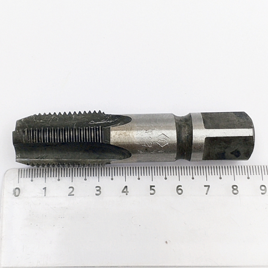 Метчик конический трубный Rc 1/2"-14 Р12 55° (машинно-ручной) ГОСТ 6211-81