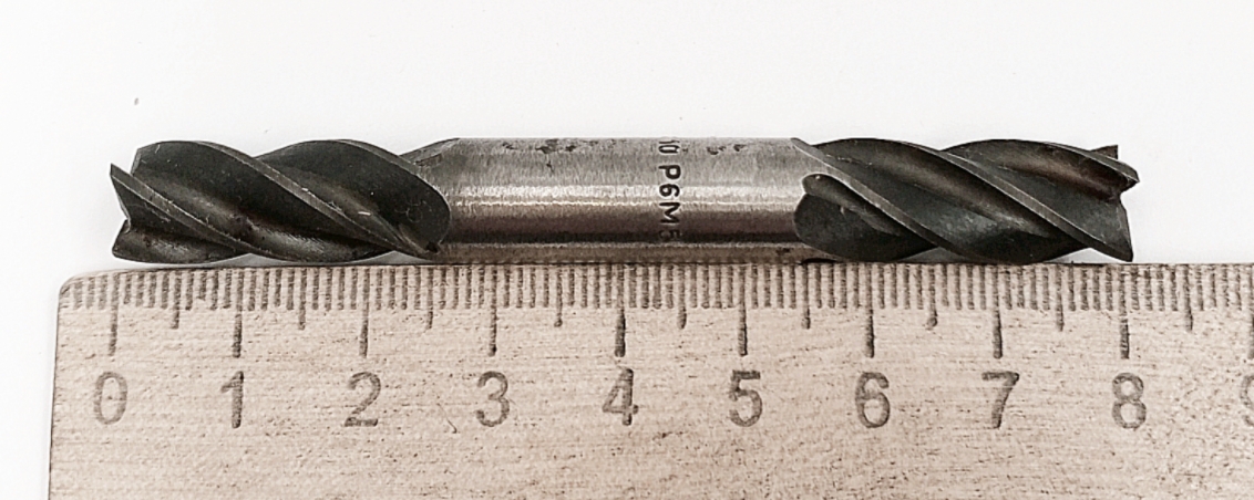 Фреза Концевая d10х80 z=4 Р6М5 ц/х двухсторонняя