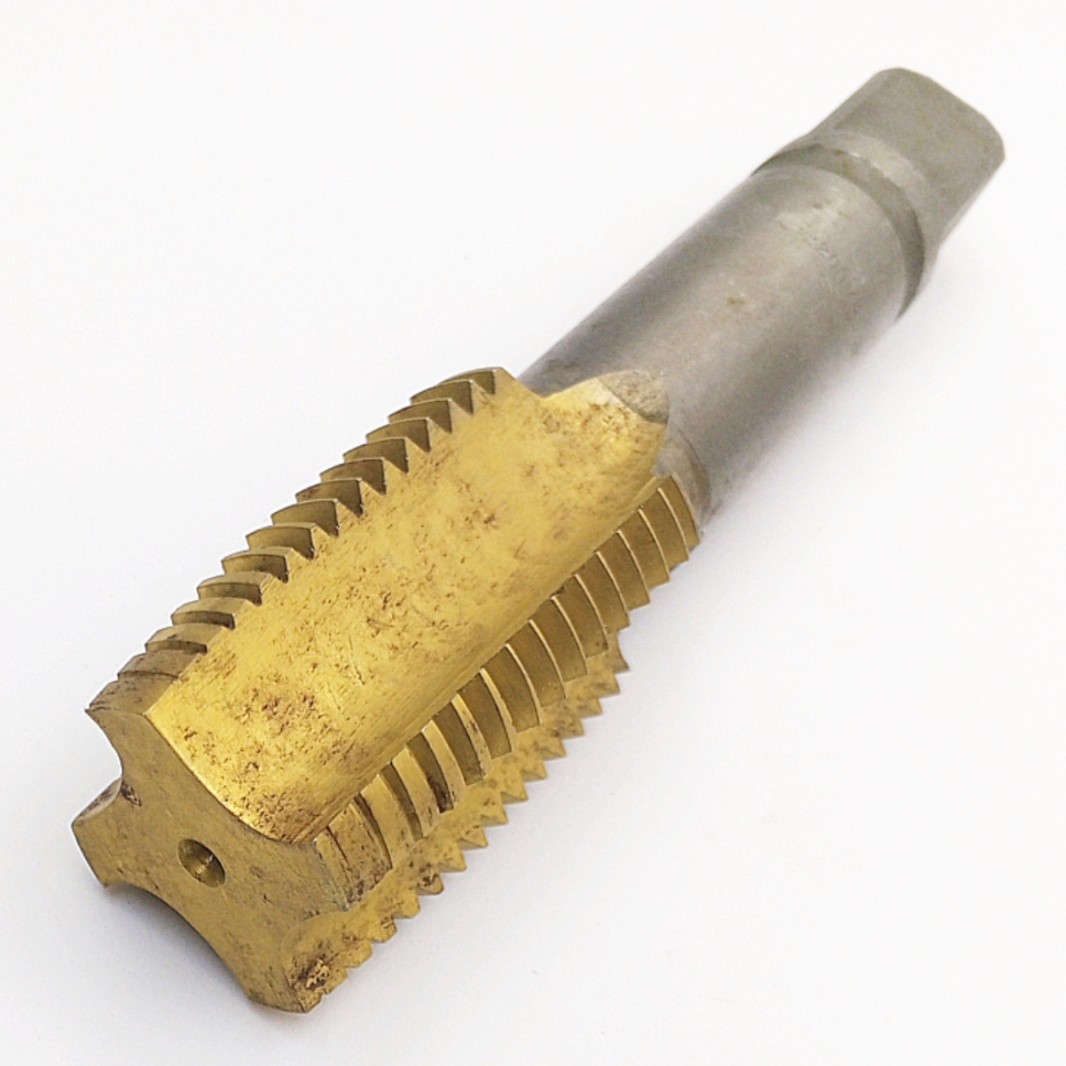 Метчик 2620-2209 машинно-ручной М45х4,5 Н2 Р6М5 TiN (однопроходный) для сквозных отверстий ГОСТ 3266-81