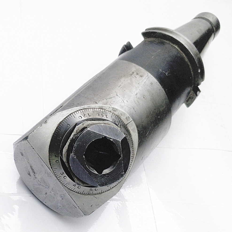 Оправка ИСО50/ISO50 расточная L200мм с микром. подачей (D 100мм, 150-180мм. под резец 20х20мм) (191.421.259 СССР) SK50