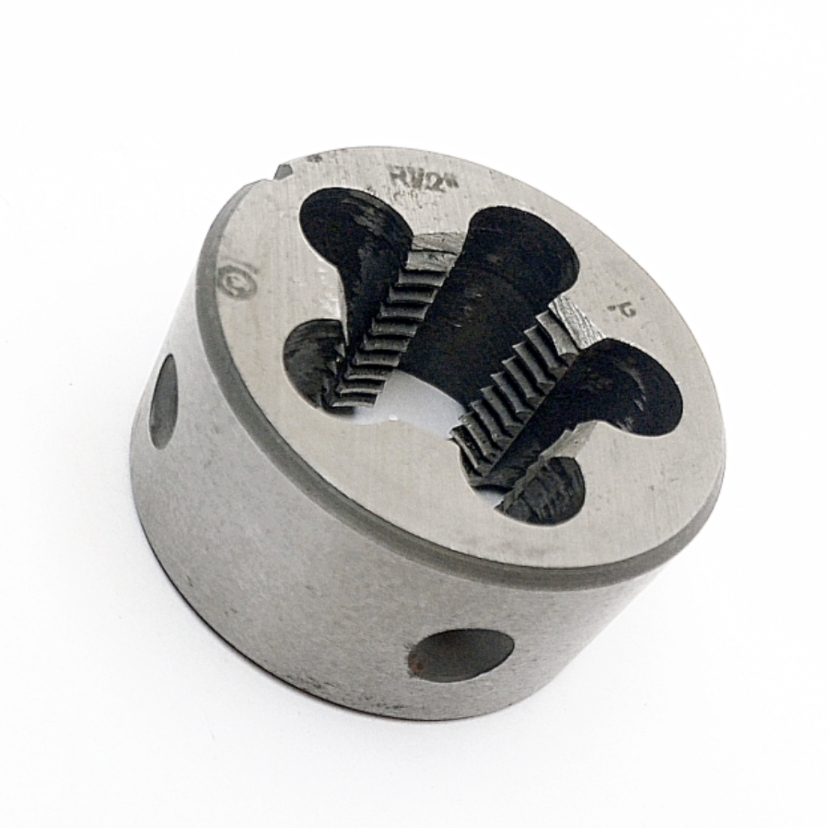 Плашка Трубная коническая R 1/2" 9ХС 55° (14 ниток/дюйм; D-45мм; L-22мм) ГОСТ 6228-80