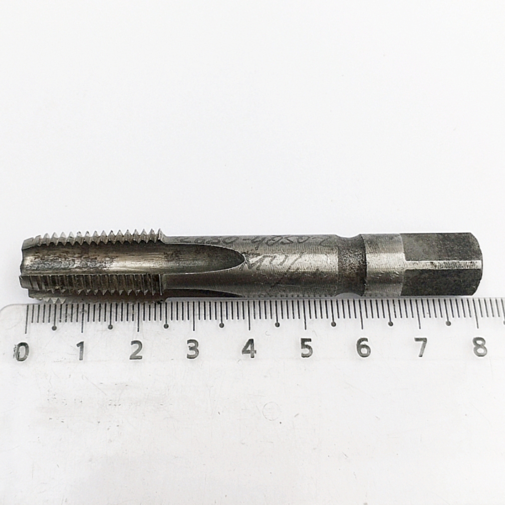 Метчик конический дюймовый K 1/4"-18 Р6М5 60° (машинно-ручной) ГОСТ 6211-81
