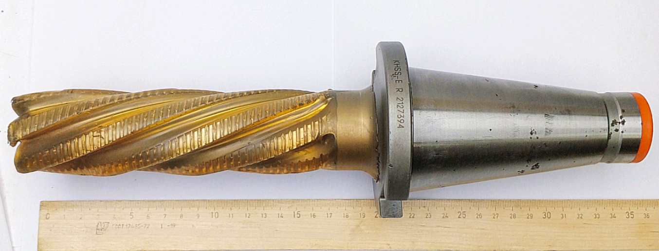 Фреза Концевая d 45х160 Z=6 NF Sp315 KHSS-E-R вылет 195мм (FETTE 2127394) хвостовик ИСО50/ISO50 SK50 обдирочная