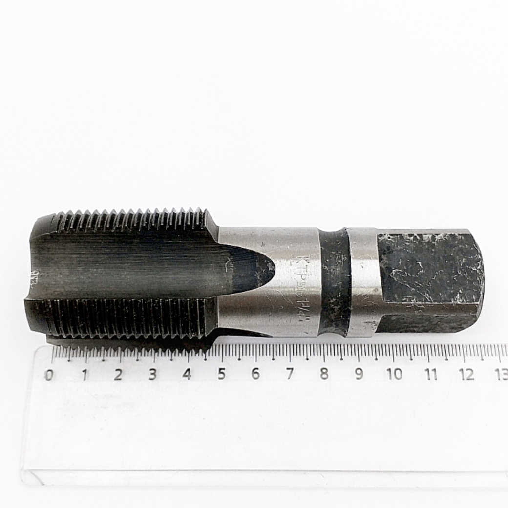 Метчик конический трубный Rc 1 1/4" Р6М5 ГОСТ 6227-80