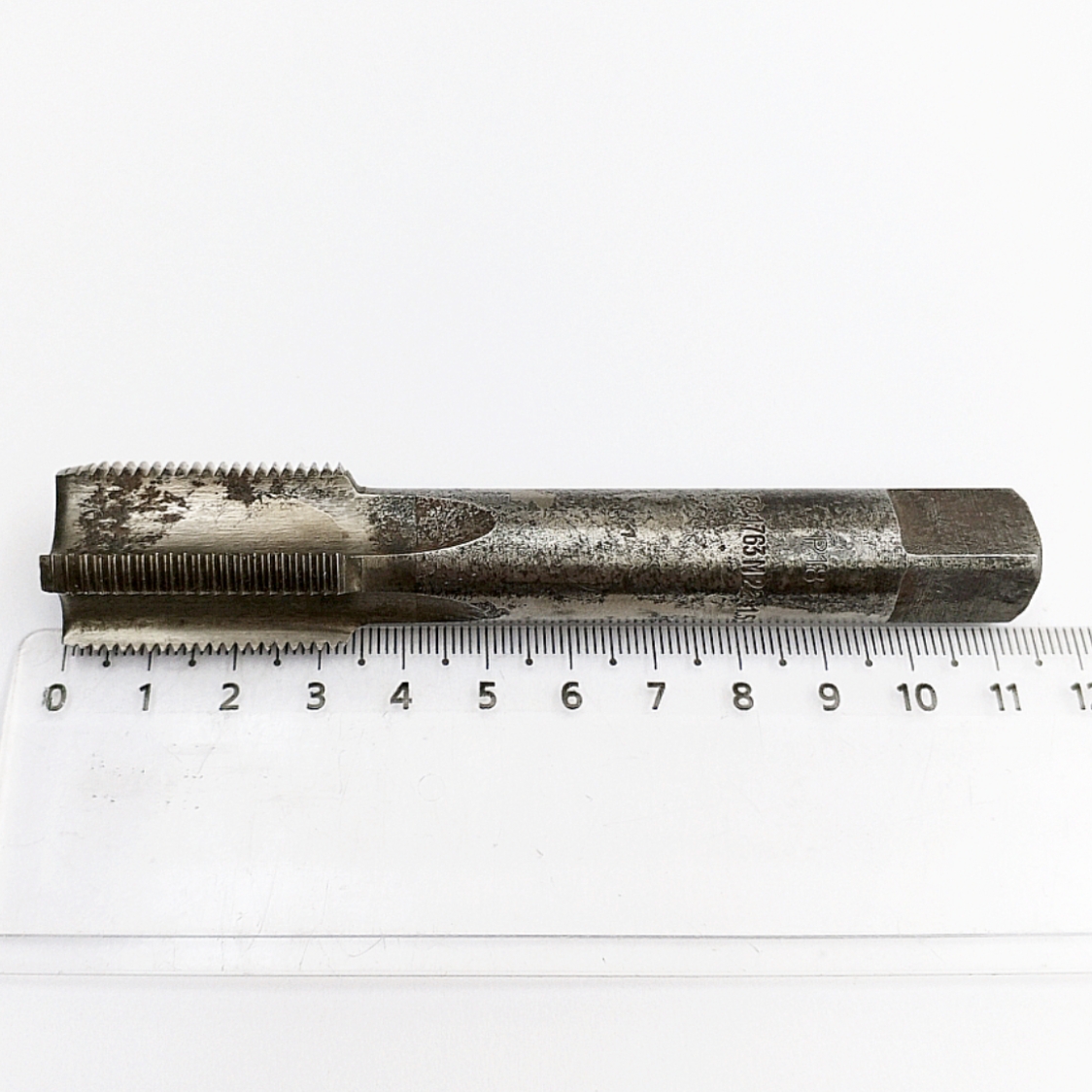 Метчик 2621-1763 ручной М22х1,5 Р18 (однопроходный) для глухих отверстий ГОСТ 3266-81