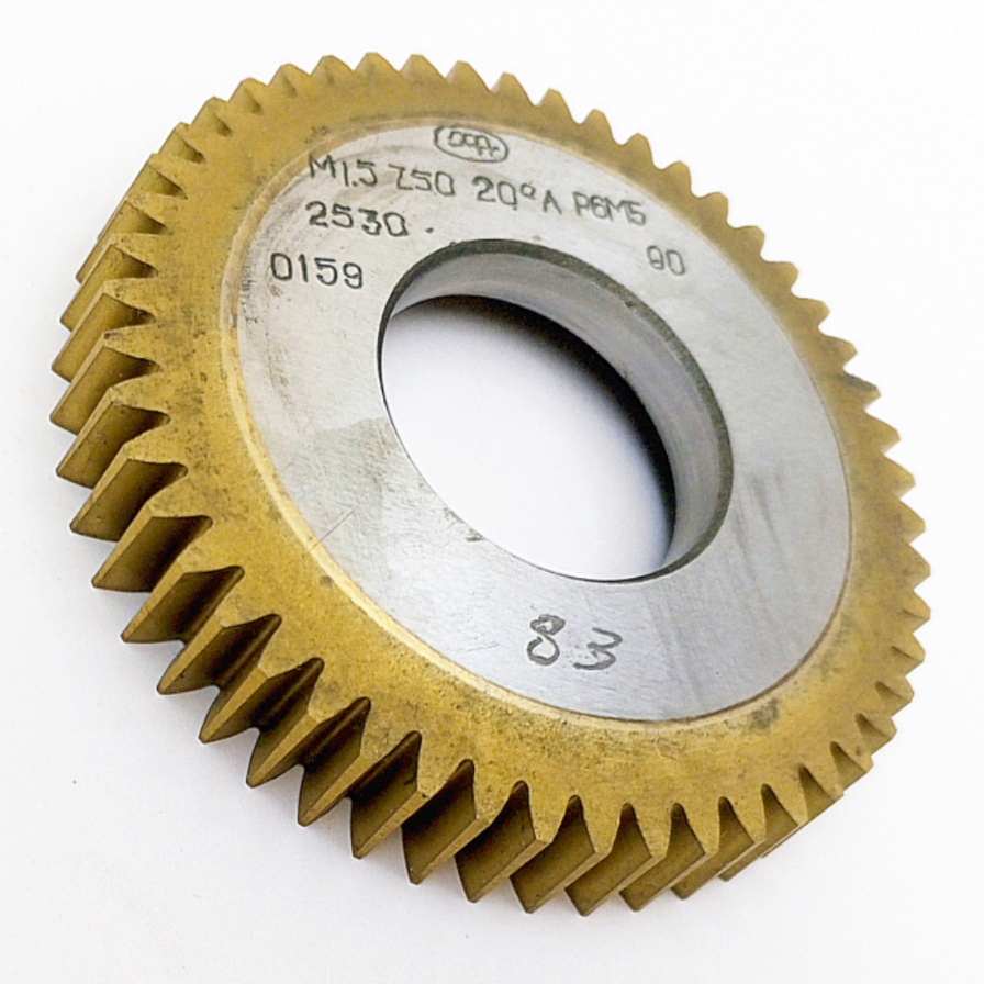 Долбяк 2530-0159 дисковый прямозубый м1,5 20° Кл-А Z=50 Р6М5 ГОСТ 9323-79