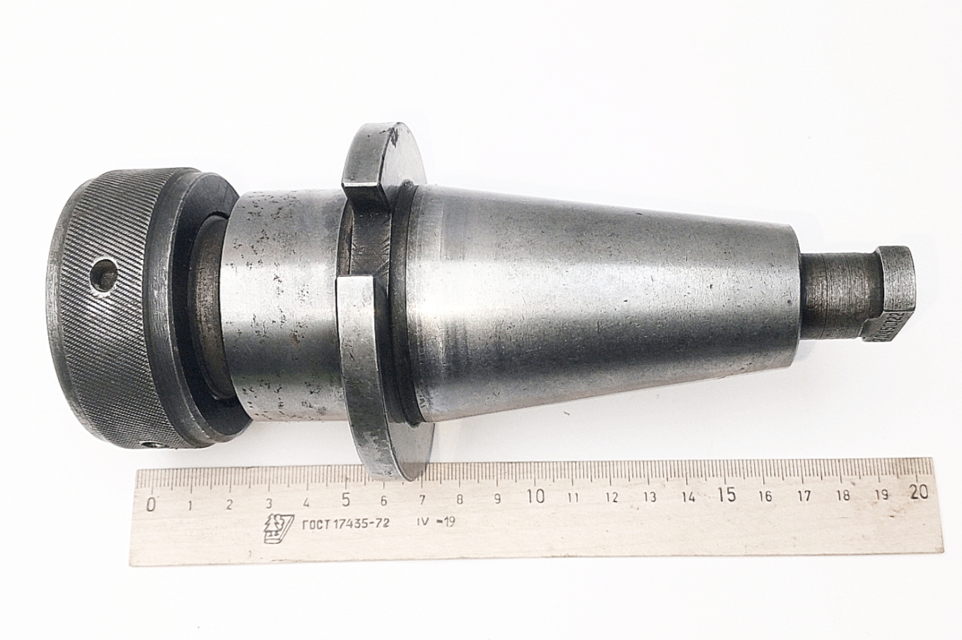 Оправка ИСО45/ISO45 патрон цанговый (НАБОР: оправка и 3 цанги) (2Д450722)