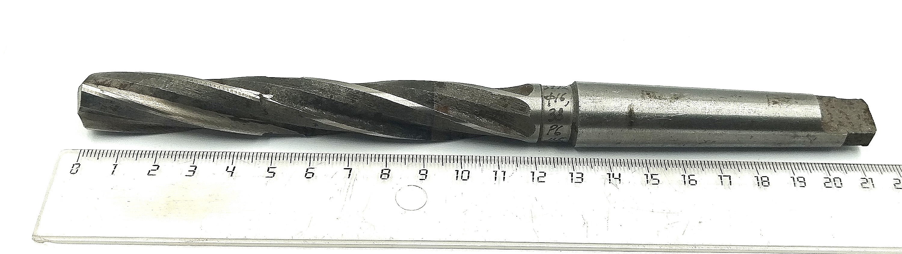 Зенкер цельный d 16,38 к/х КМ2 Z=4 Р6М5 (Карандаш)